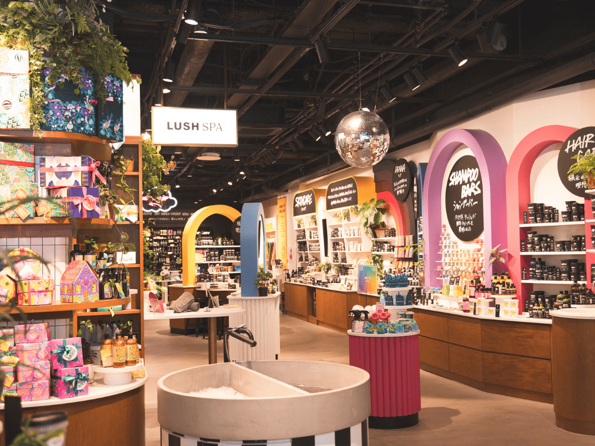 lush spa新宿 店内の様子