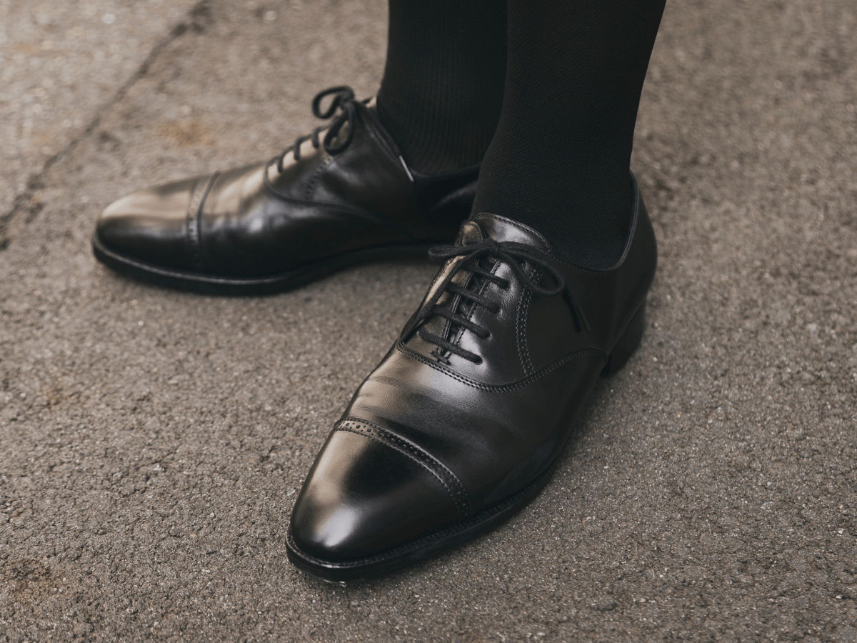 OOOYY・shunkiさんの冬スタイル　レザーシューズ　全体