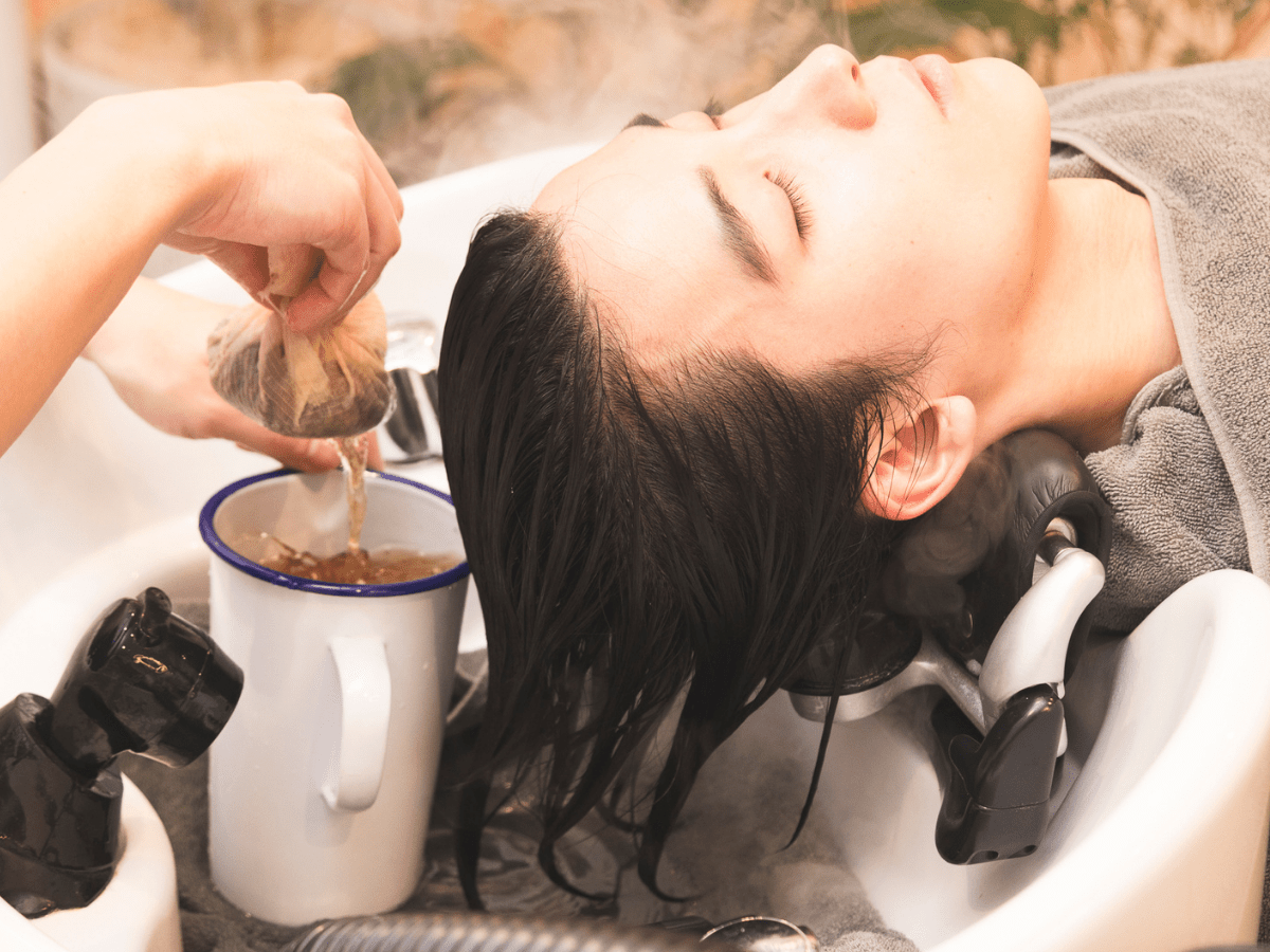 lush spa新宿 ヘアラボ体験 ハーバルリンス