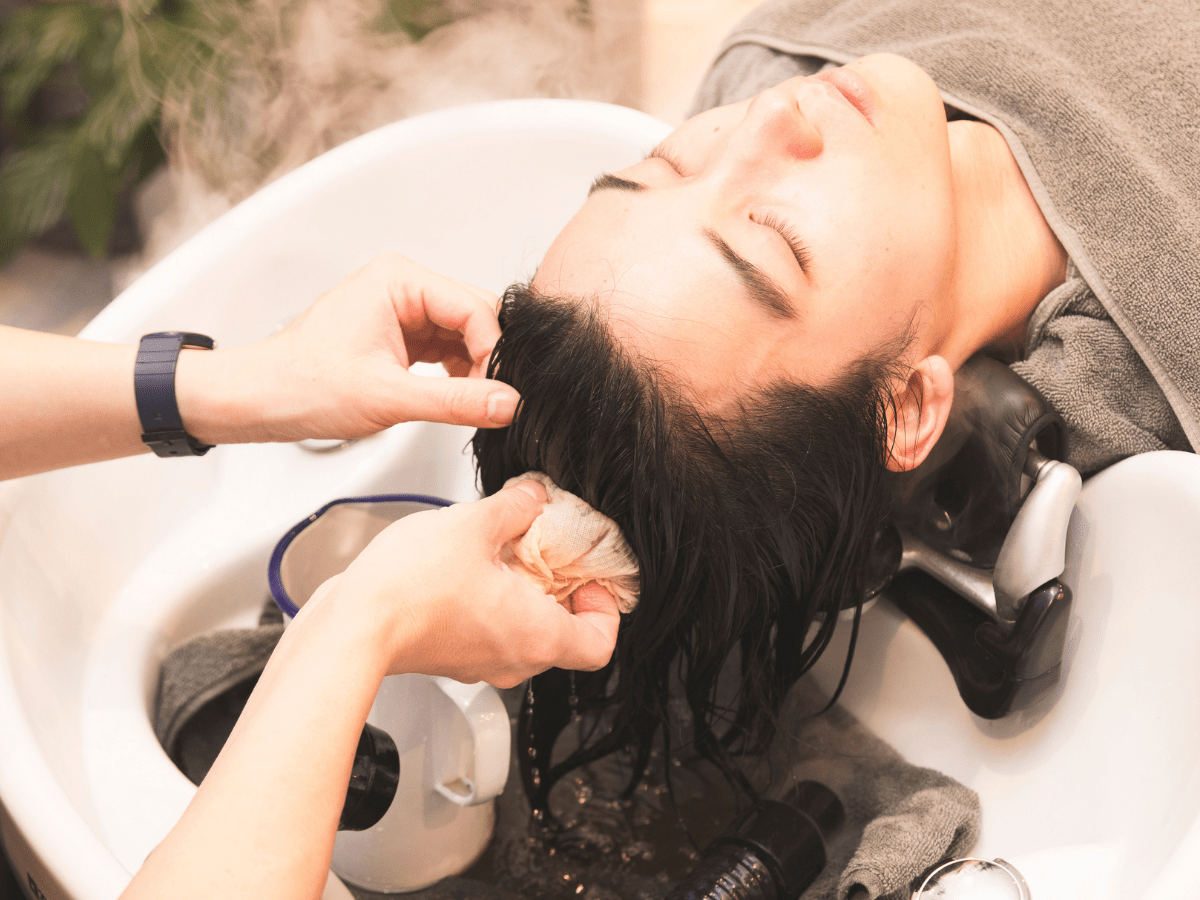 lush spa新宿 ヘアラボ体験 ハーバルリンス