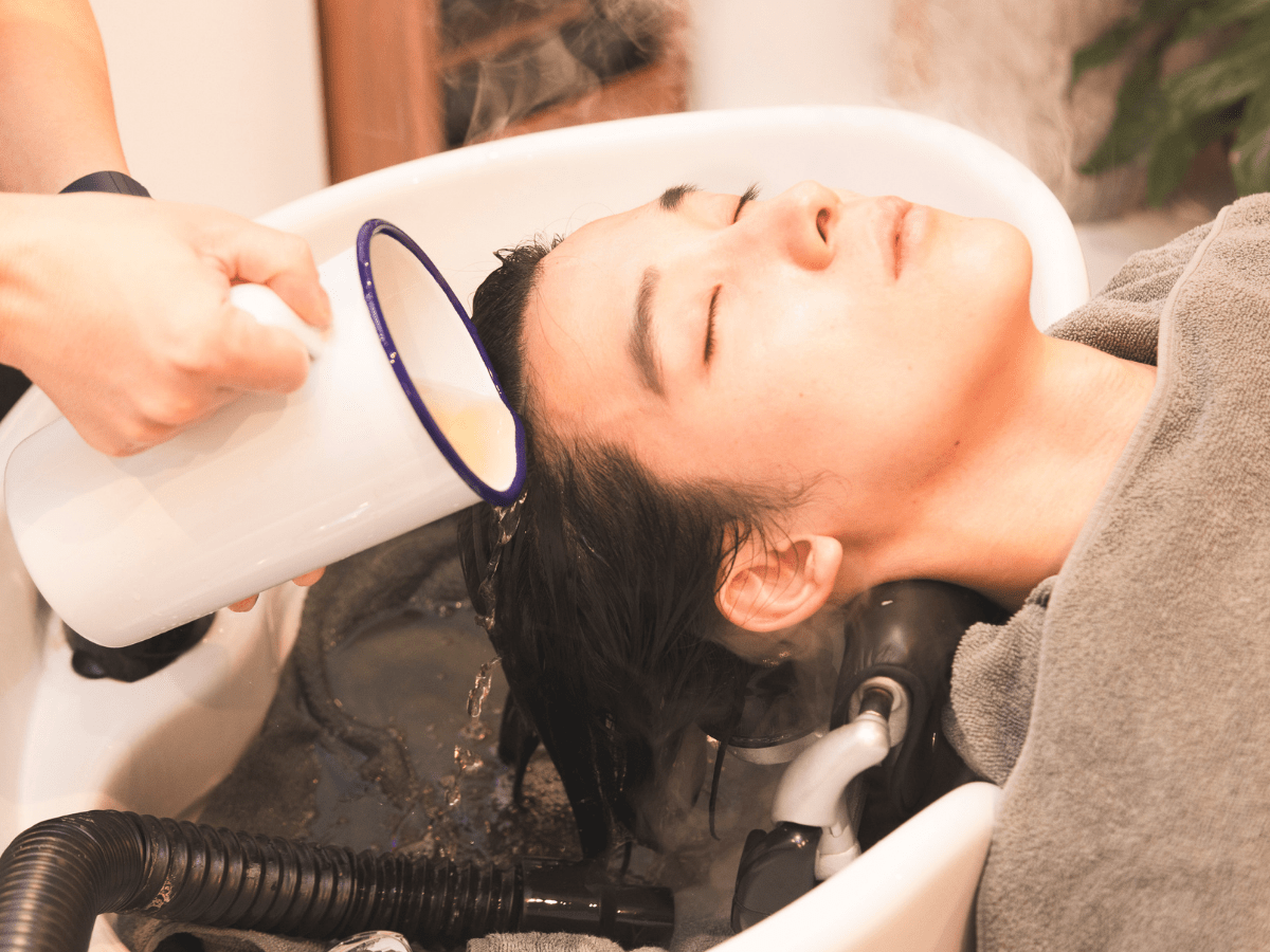 lush spa新宿 ヘアラボ体験 ハーバルリンス