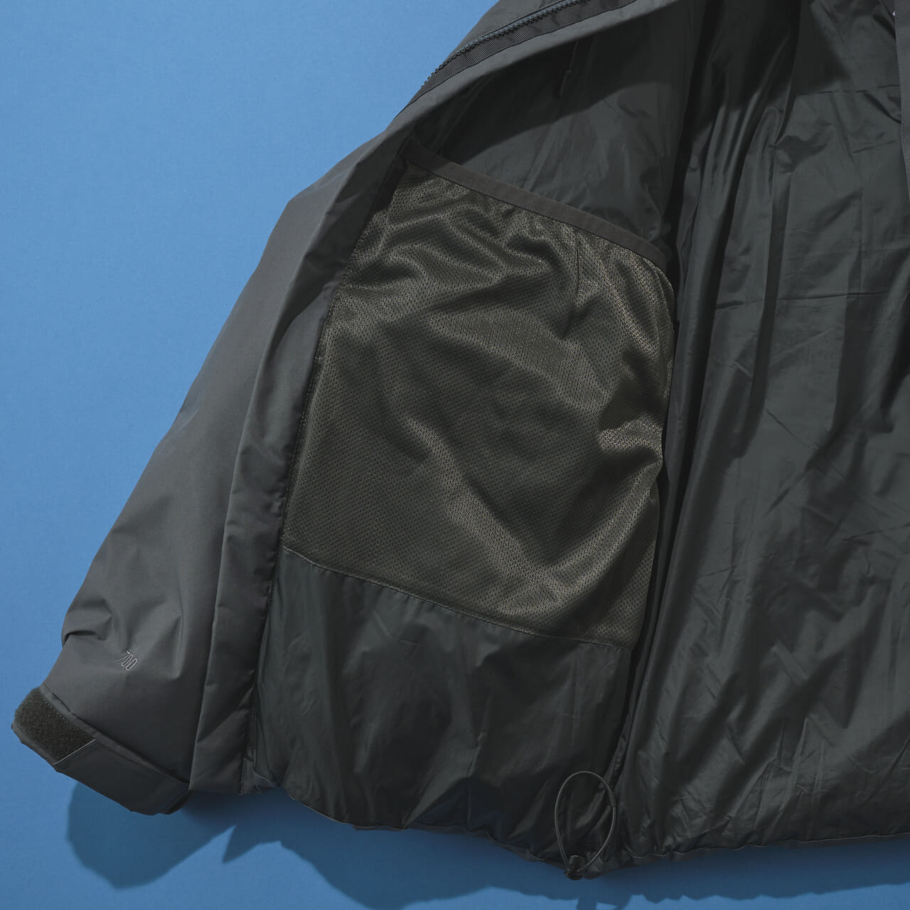 黒じゃないゴアテックスダウン　別注 GORE-TEX WINDSTOPPER DOWN JACKET　内側