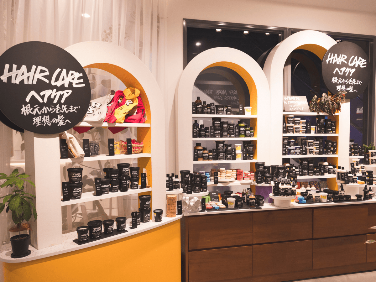 lush spa新宿 店内の様子