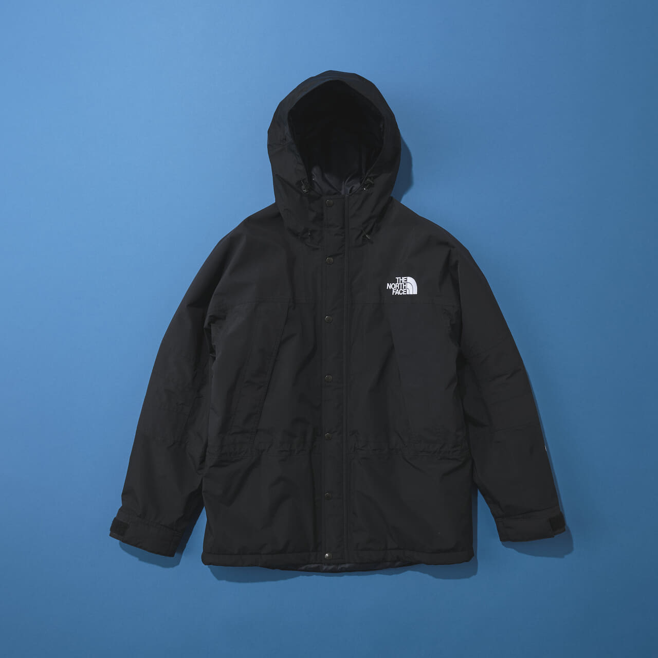 ザ・ノース・フェイスの黒い中綿ジャケット/マウンテンインサレーションジャケット