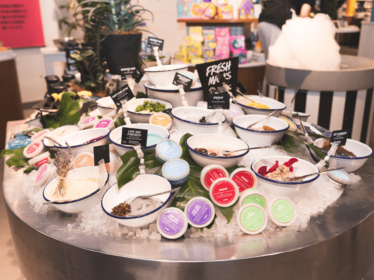lush spa新宿 店内の様子