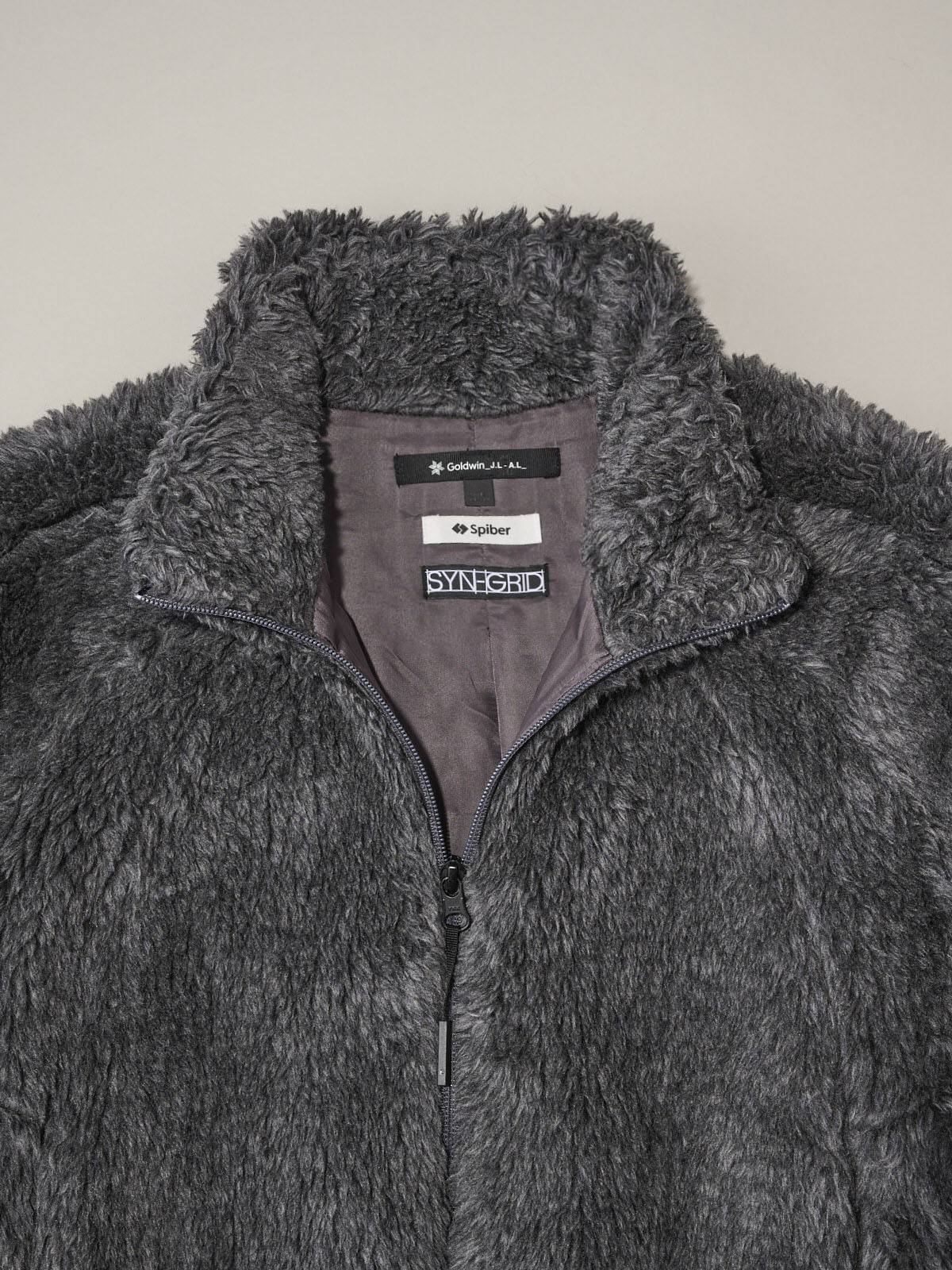 J.L-A.L × Goldwin、Fleece Jacket、フロントディテール