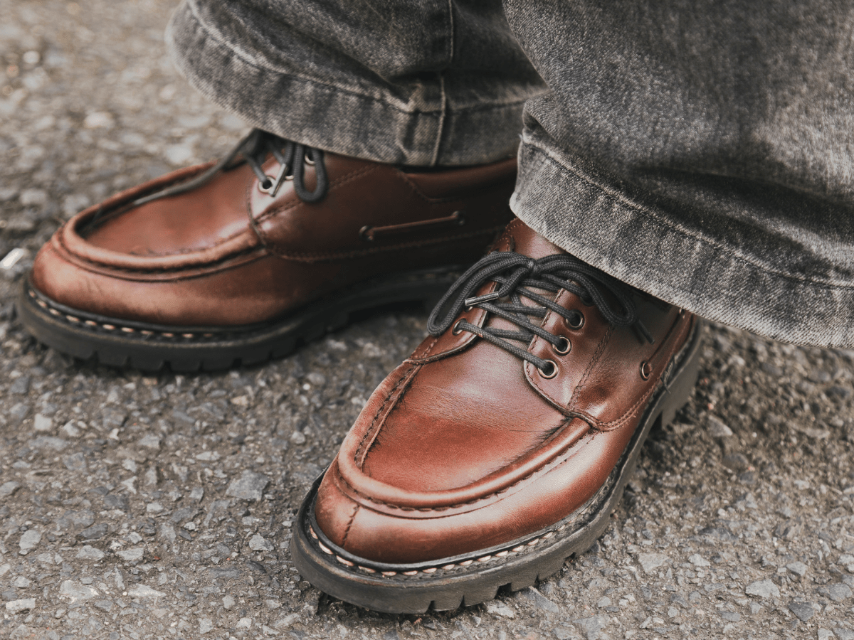 Nu:v・fumiyaさんの冬スタイル パラブーツのローファー