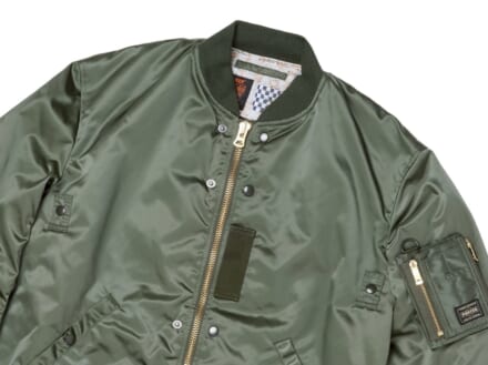 「ポーター」と「バズリクソンズ」の&ldquo;コラボMA-1&rdquo;が登場！タンカーの素材やウォレットディテールに注目！[PORTER&times;BUZZ RICKSON&rsquo;S］