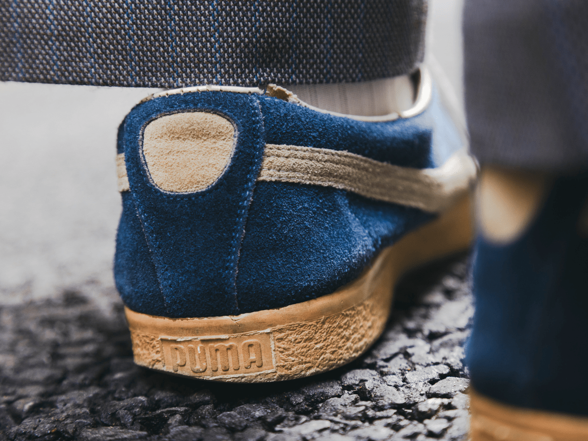 そそ・中澤僚基さんの冬ファッション プーマのスニーカー バック