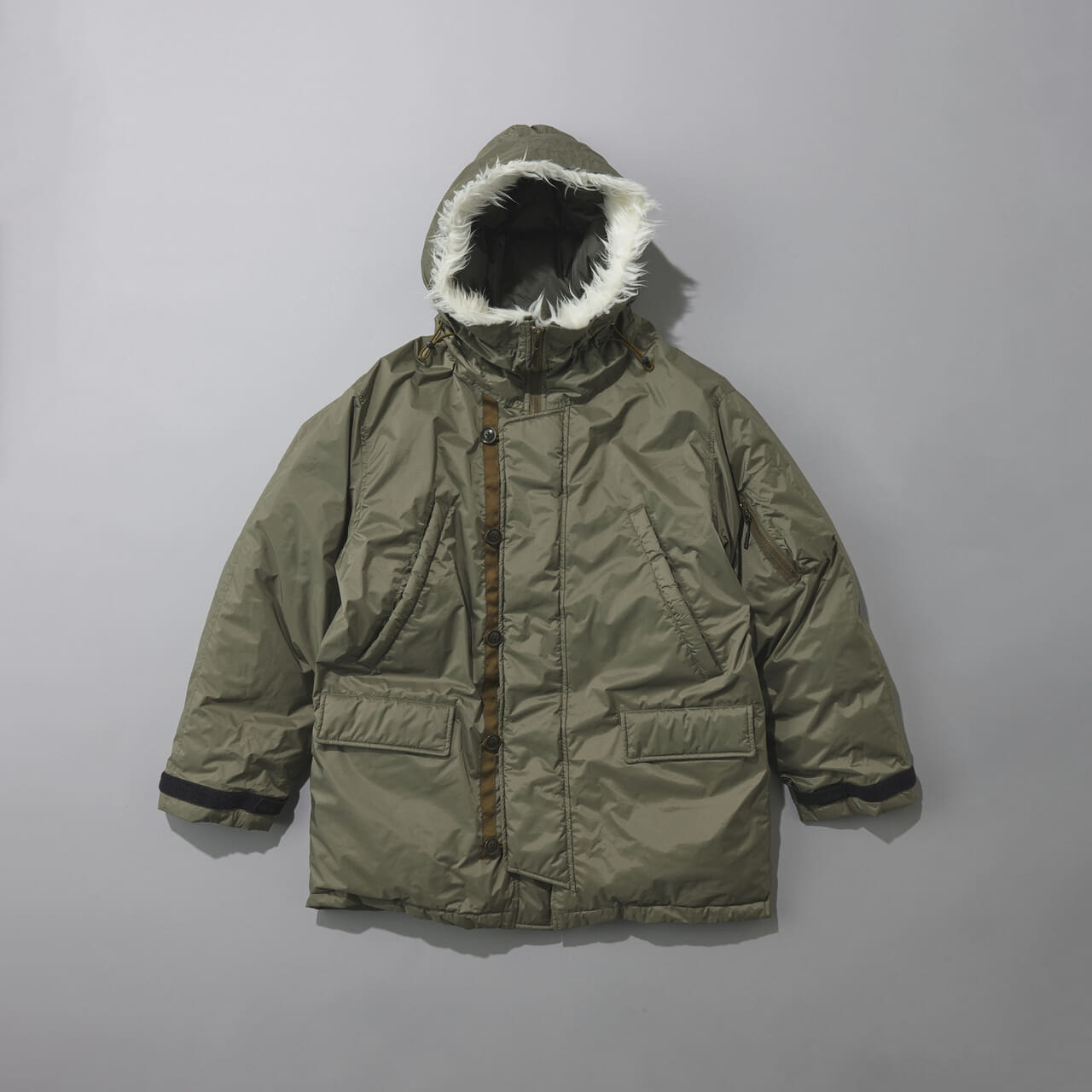 コートタイプ ダウン [NANGA x FIDELITY] 3LAYER DOWN N-3B 俯瞰