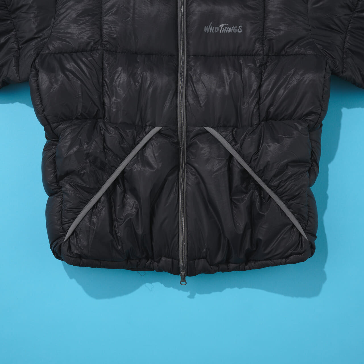 エディターが買ってよかったワイルドシングス ビバーク ロフトジャケット　ダウンのポケット　俯瞰