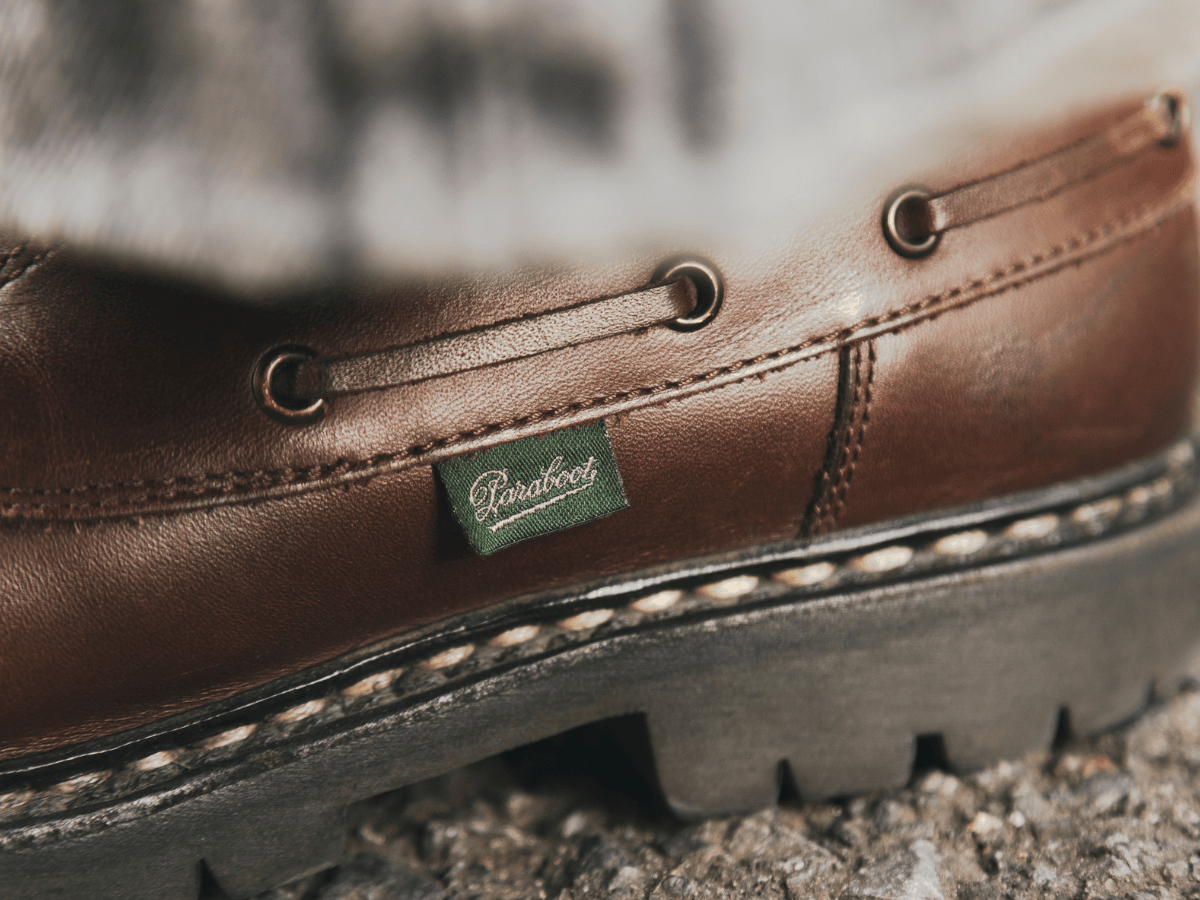 Nu:v・fumiyaさんの冬スタイル パラブーツのローファー タグ