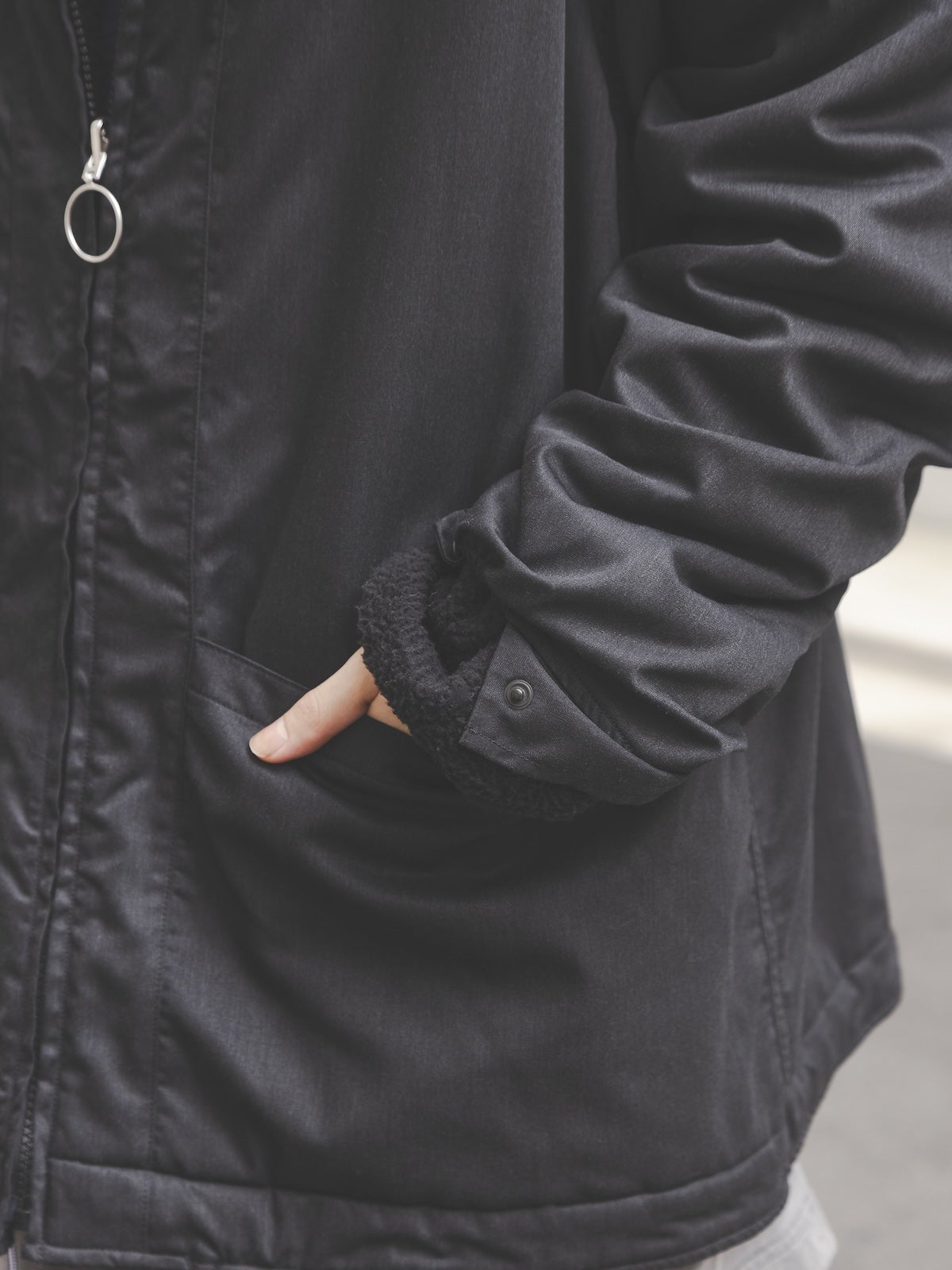 RUNO・HARAさんの冬スタイル アウターのポケット