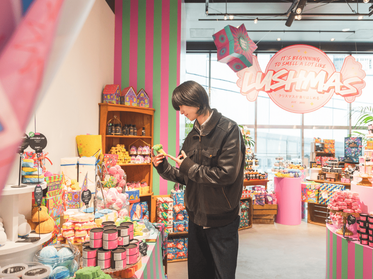 lush spa新宿 店内の様子 ホリデーシーズン