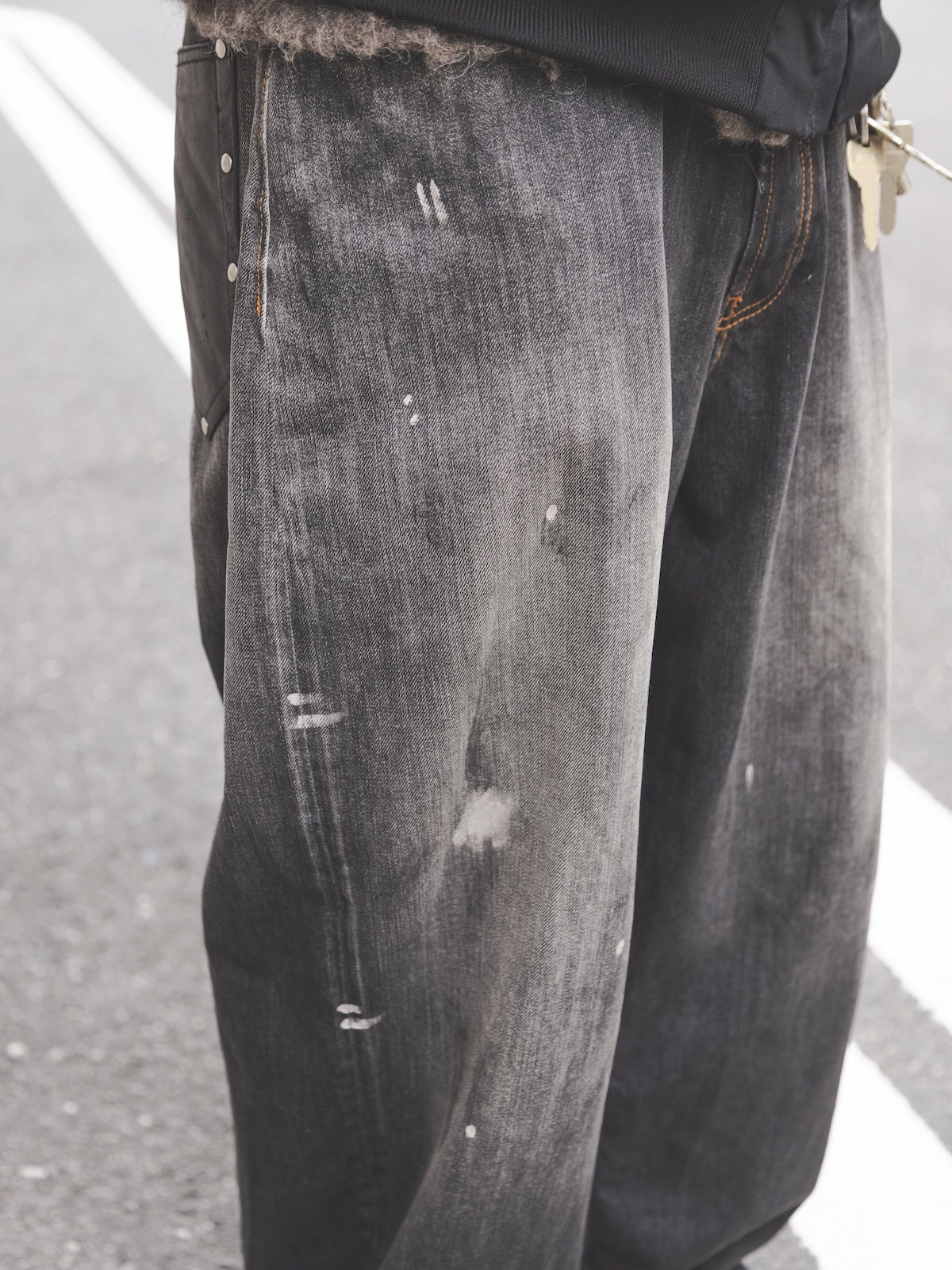 RAF kitasando 遠山 洵さんの冬スタイル ジーンズ 素材感