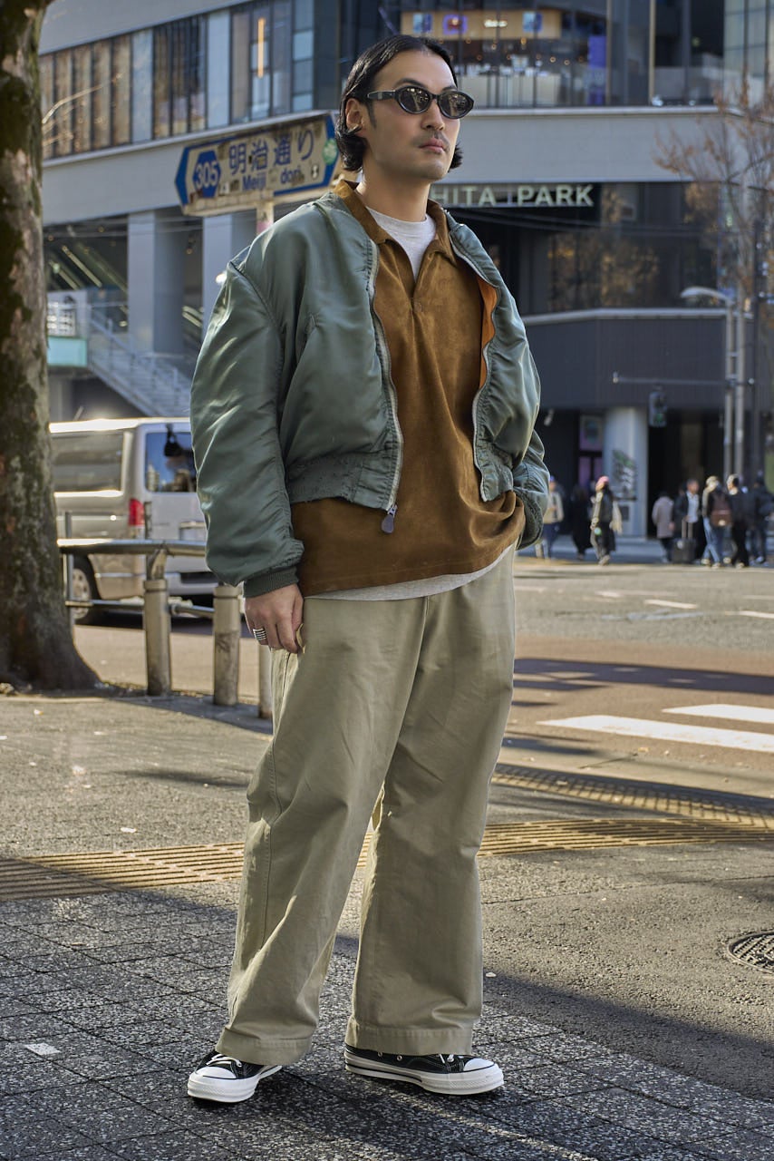 コンバースを使ったスタイリング