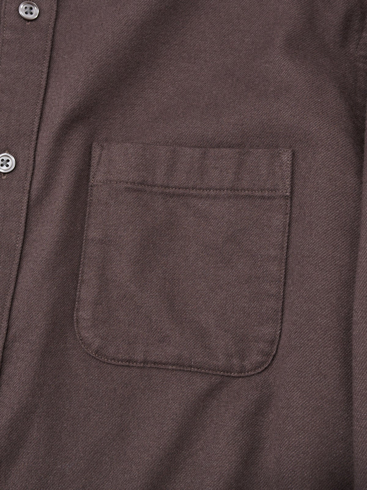 無印良品 MUJI 暖品 紳士 両面起毛 フランネル長袖シャツ