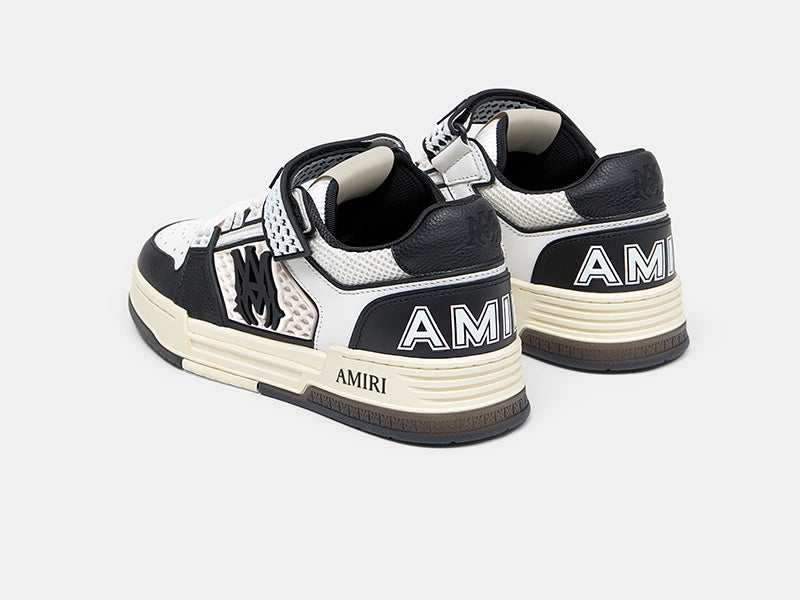 アミリの新作スニーカー「MA Skyline」ホワイトの斜め後面