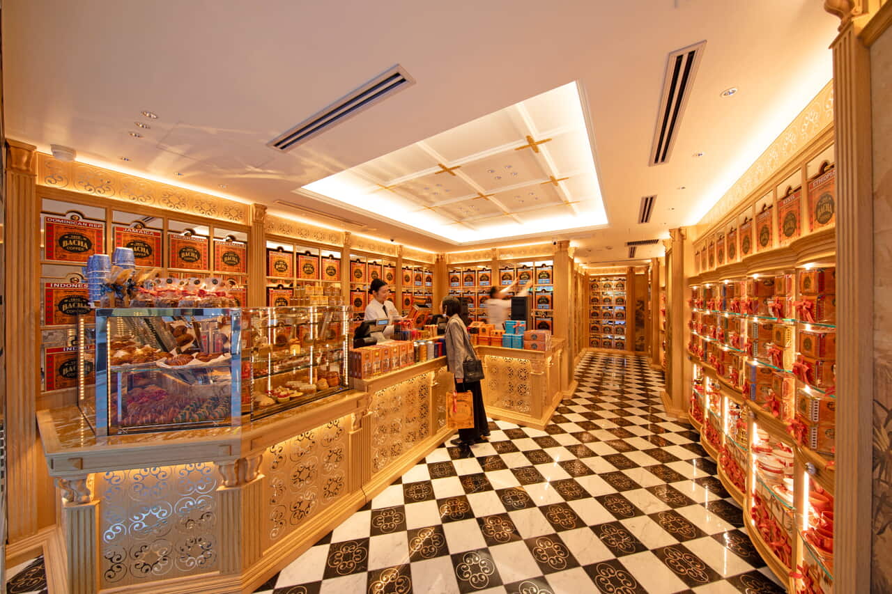 バシャコーヒー銀座1階内観