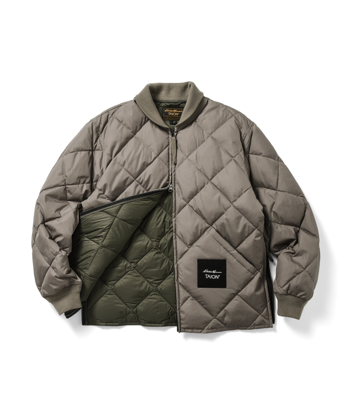 リップストップ、プレミアムダウン(800FP) ライトモカ 2