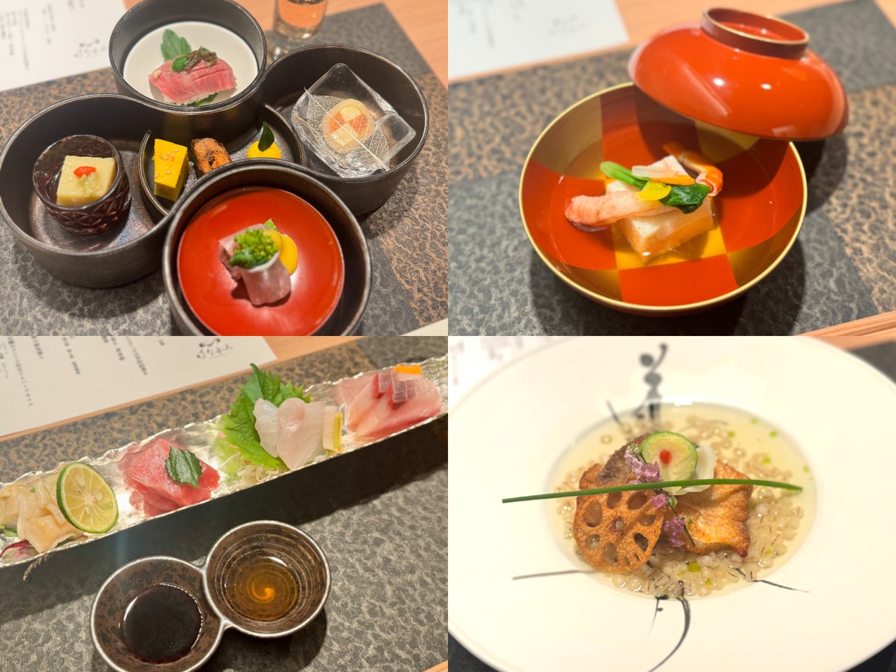 箱根 おすすめ宿 客室露天温泉風呂付『はつはな』夕食（前菜～魚料理まで4品）