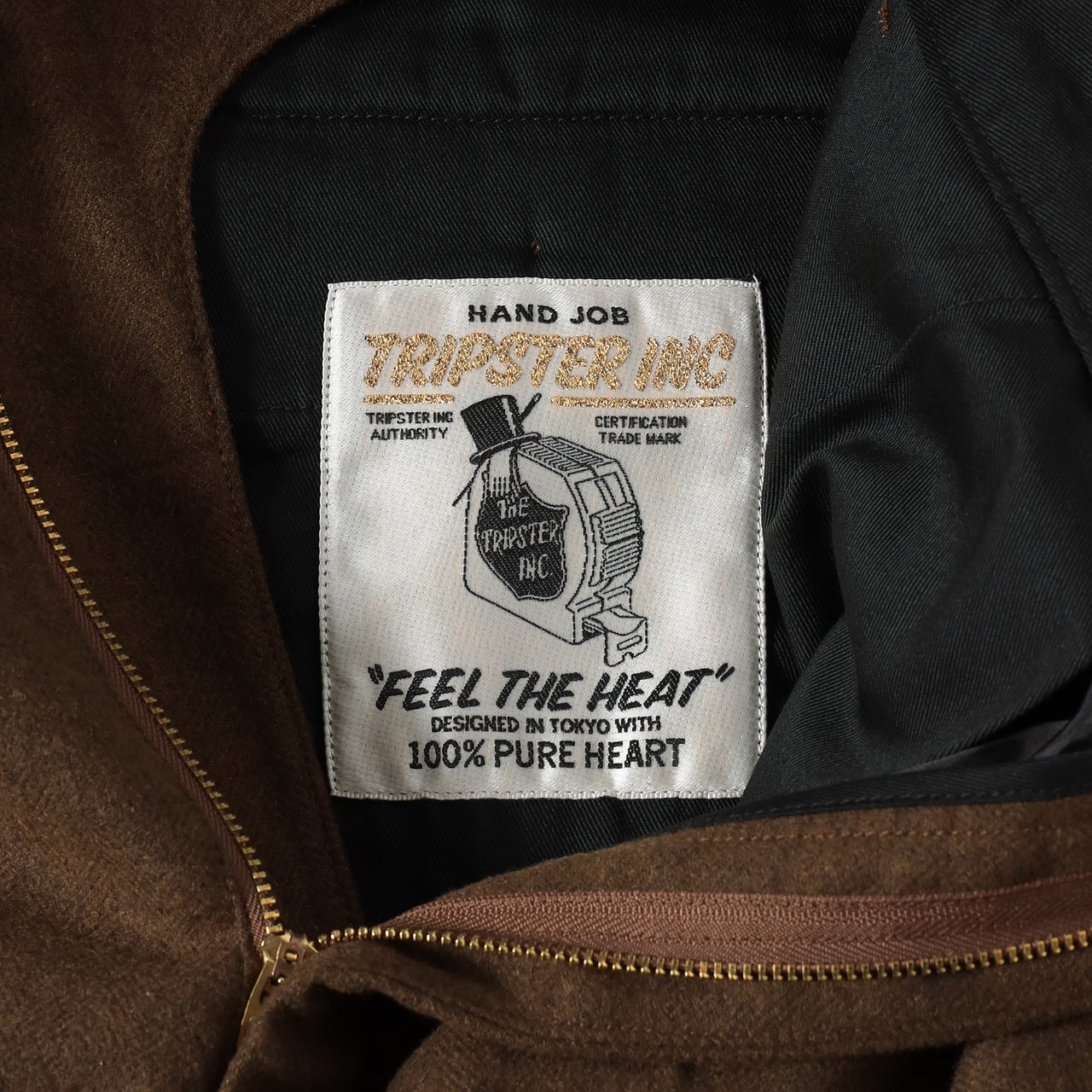 TRIPSTER × Dickies® ブラウン パンツ 内側ロゴ