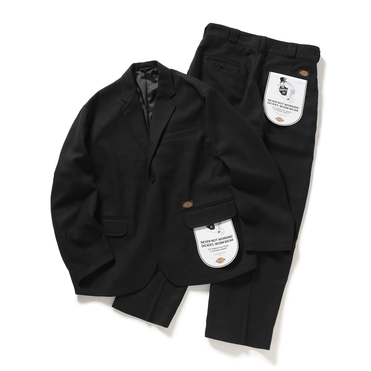 TRIPSTER × Dickies® グレー セットアップ ブラック 俯瞰