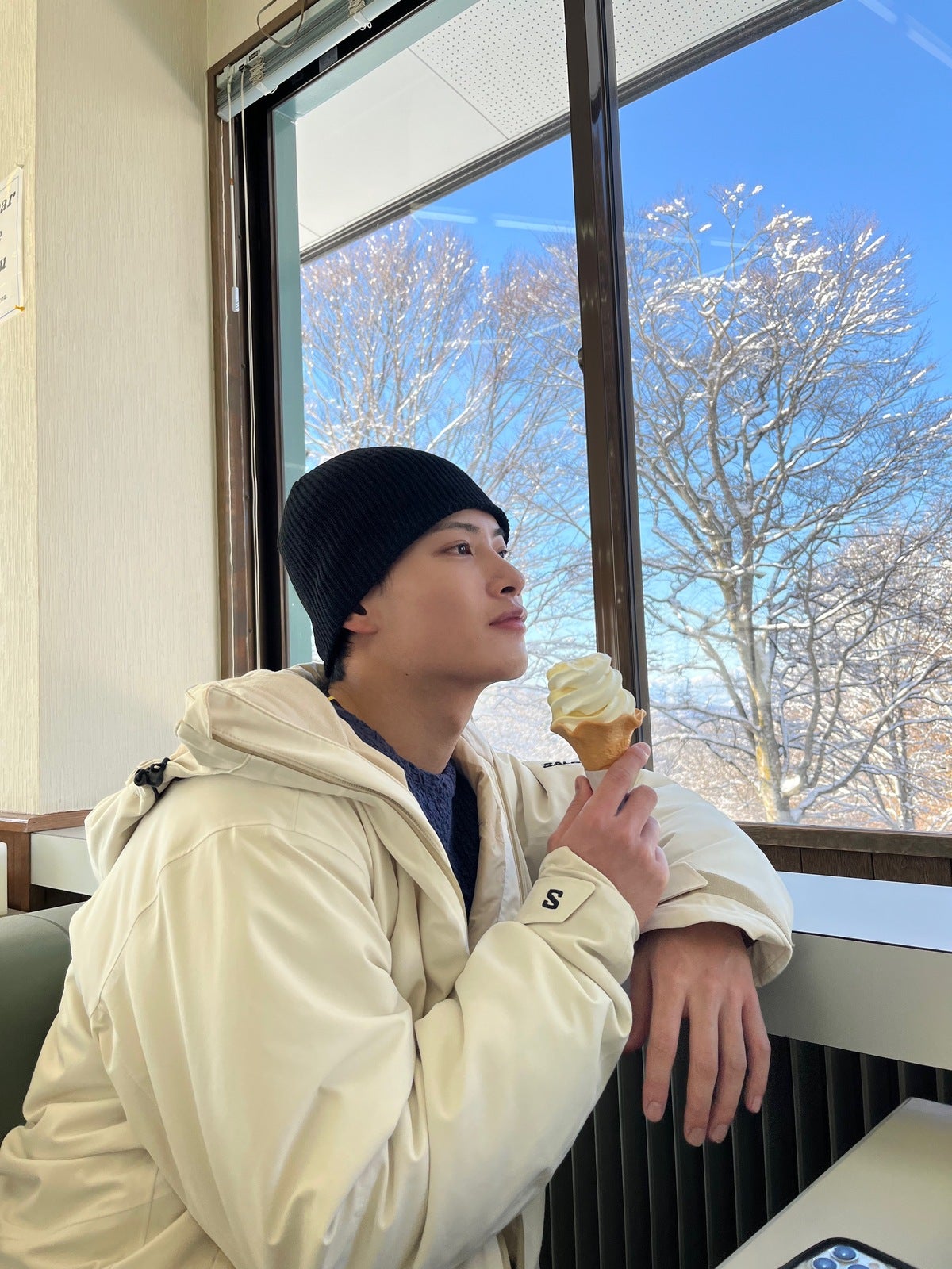 ソフトクリーム　ロッジ