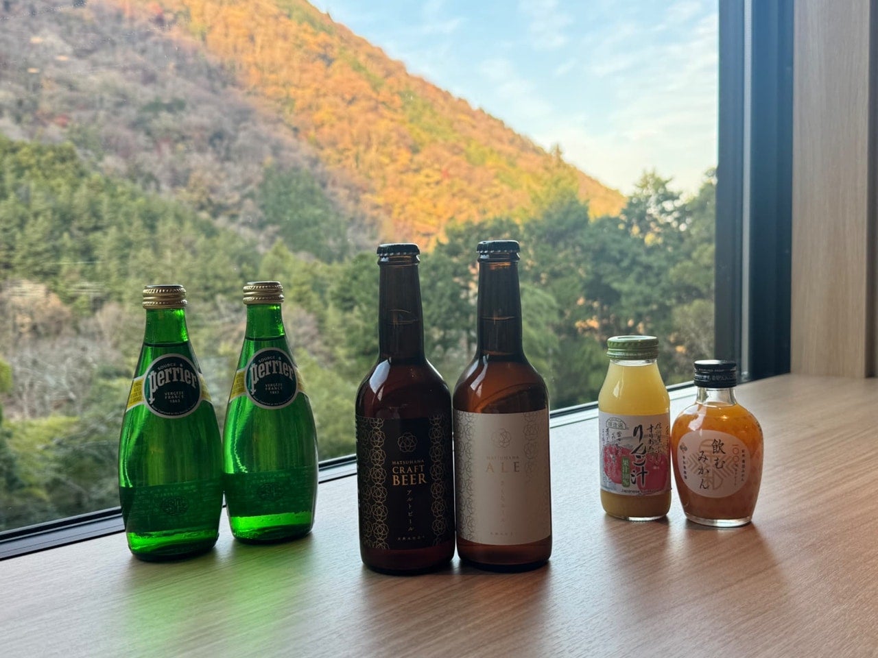 箱根 おすすめ宿 客室露天温泉風呂付『はつはな』部屋ドリンク