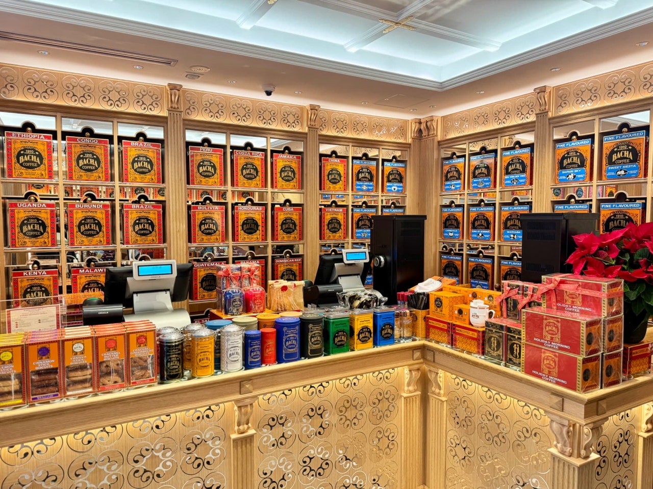 バシャコーヒー銀座1階の様子