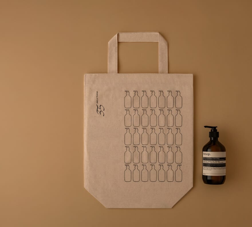 イソップの名作「アンドラム」ハンドケア トートバッグ