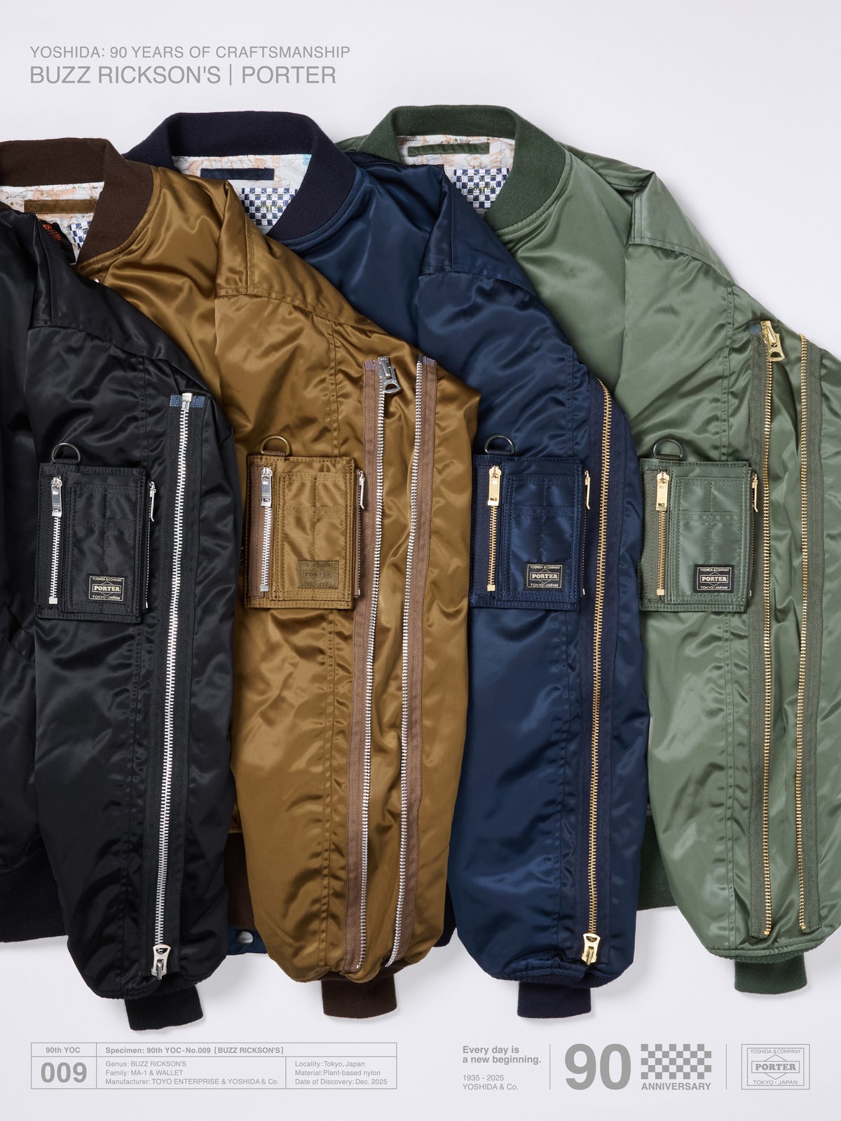 「BUZZ RICKSON&rsquo;S &times; PORTER」　全種類