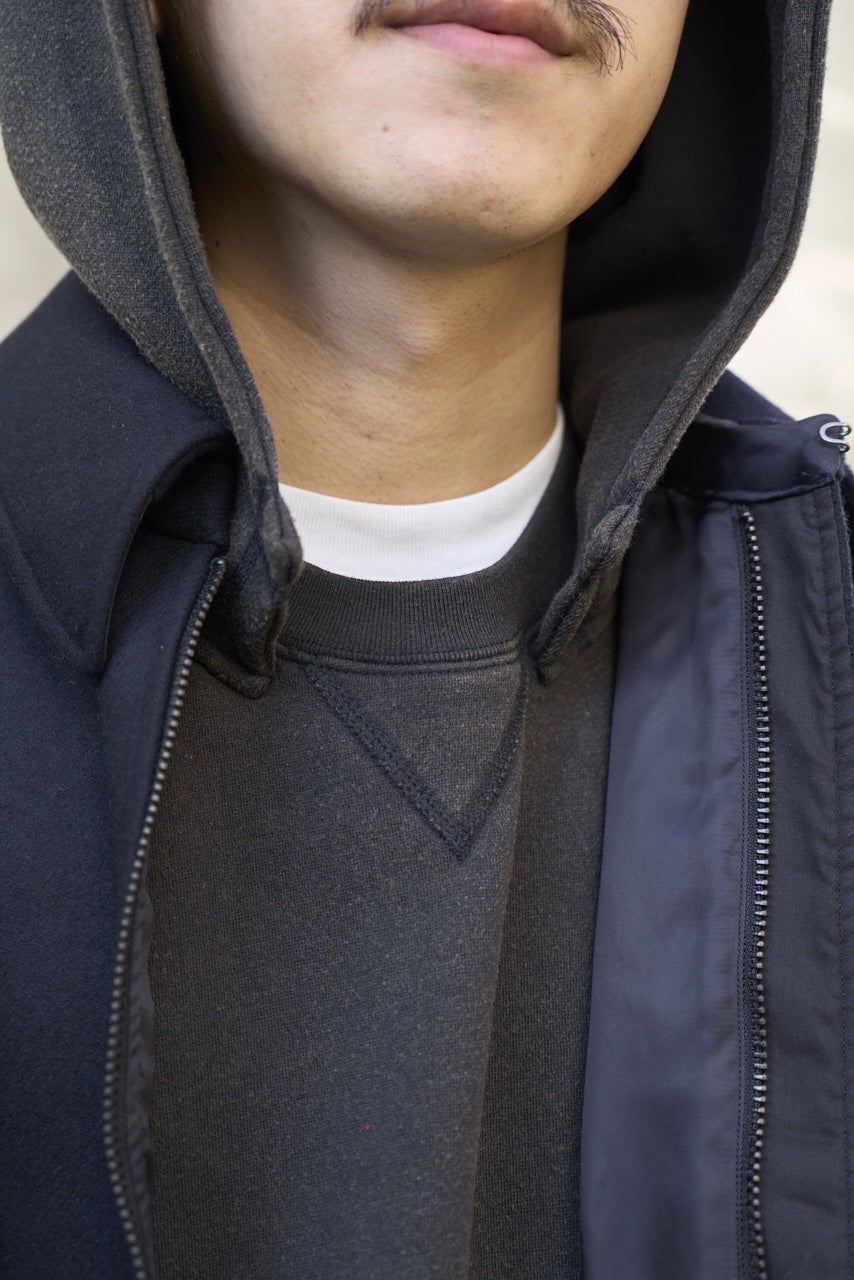 ラッセルアスレティックのパーカのディテール