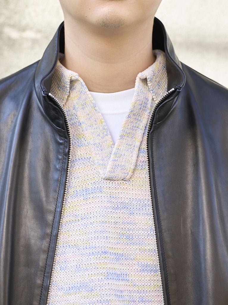 オゥネスのニット、寄りカット