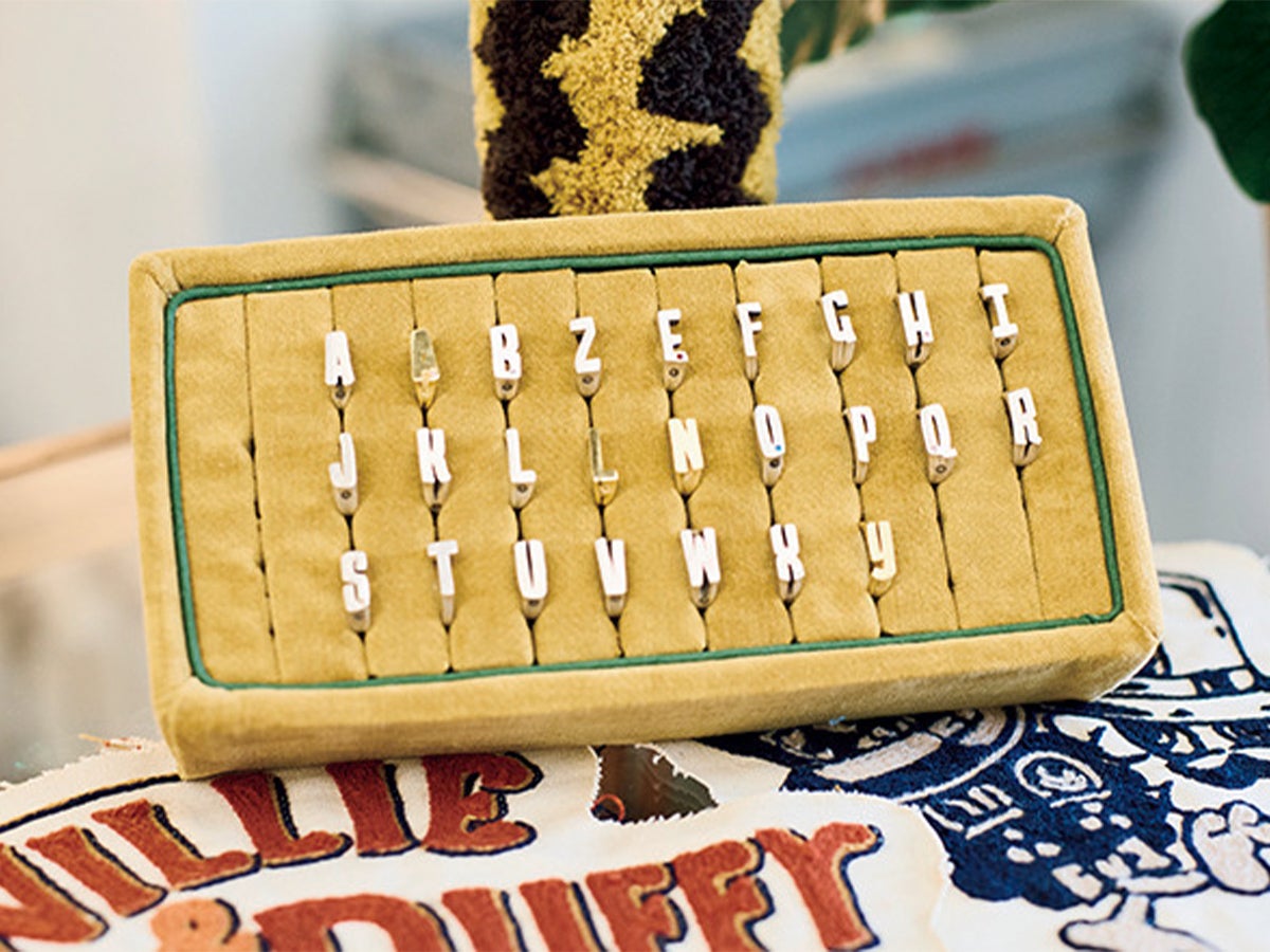 新作のアルファベットリング