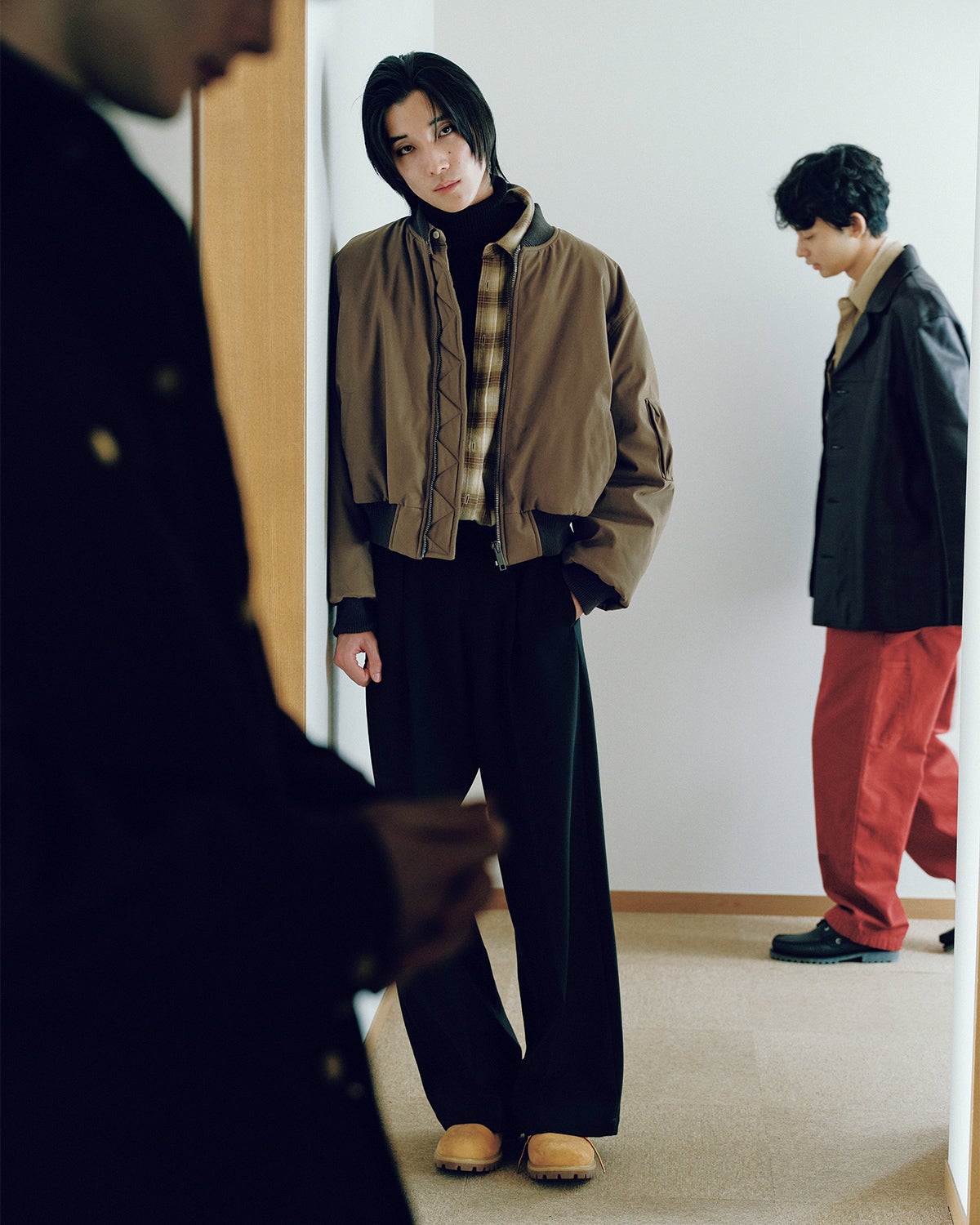 フライトジャケットの着こなし例