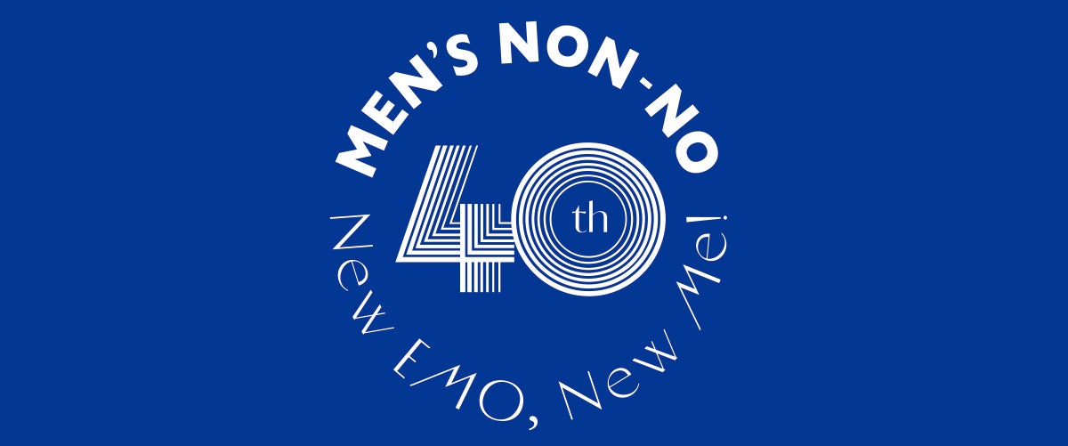 メンズノンノ40周年記念ロゴ