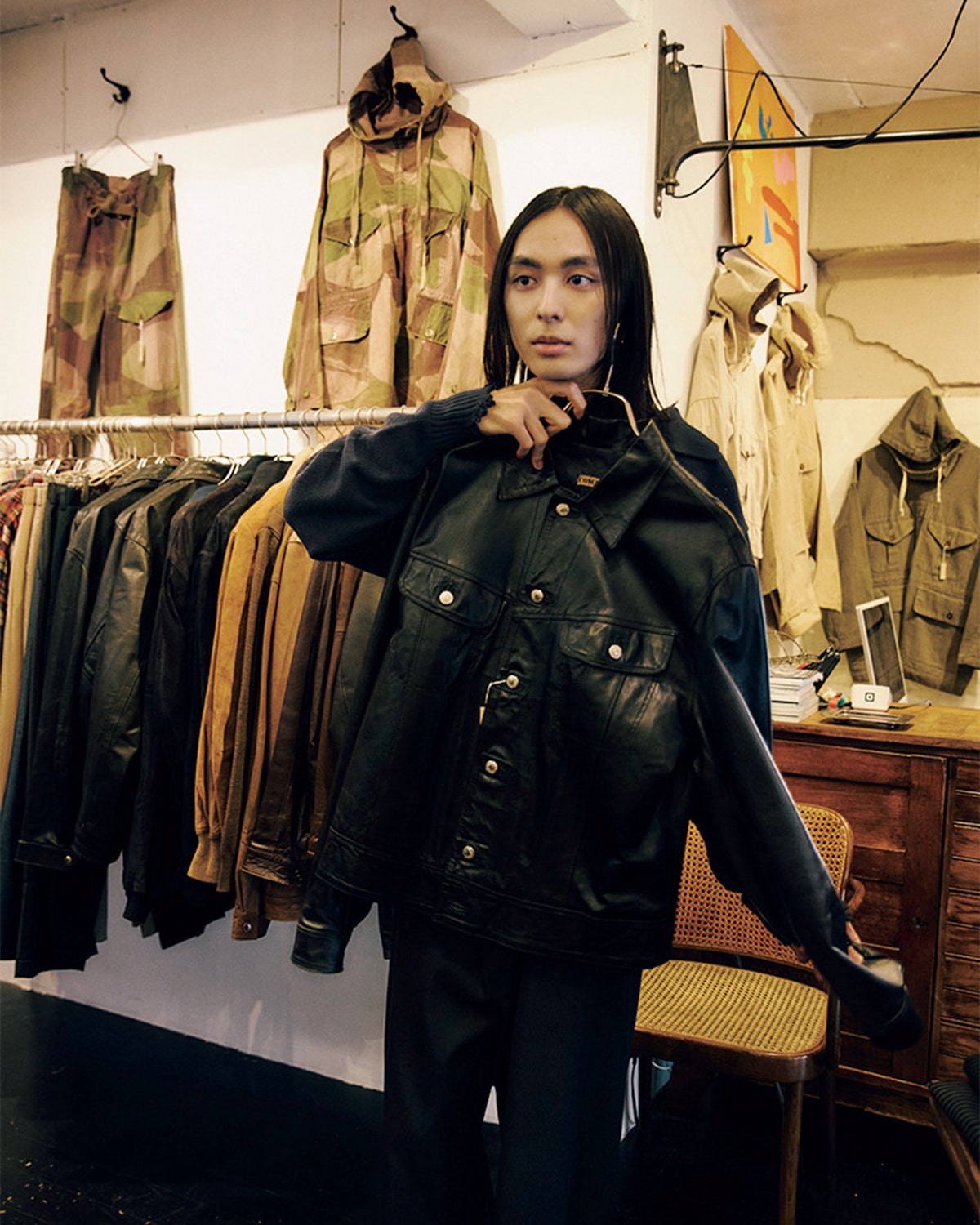 80～90年代のイタリア製のレザージャケット