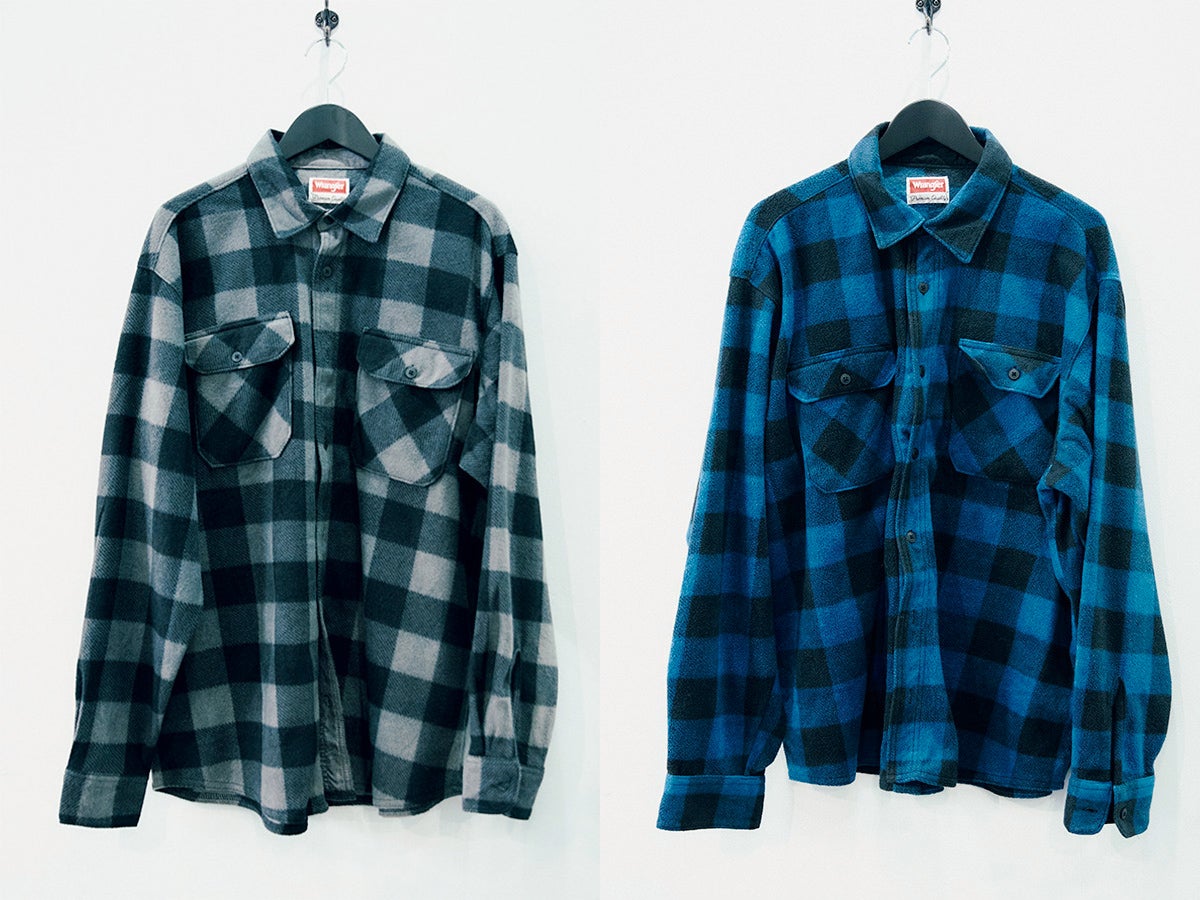 ラングラーのフリースシャツ