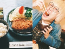 お笑いコンビ、真空ジェシカ ガクの“勝負飯”とは？新宿・歌舞伎町『とんかつ にいむら 本店』のロースかつ定食。［推しのひと飯］