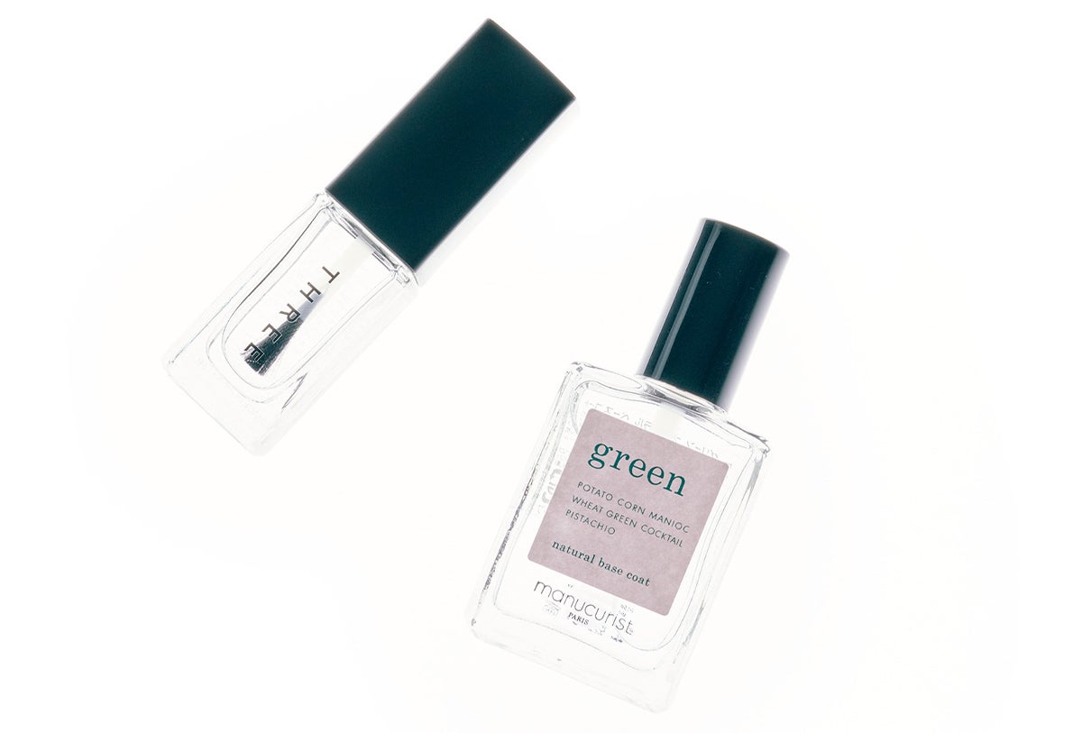 マニキュリスト グリーン ベースコート、ネイルラッカー トップコート