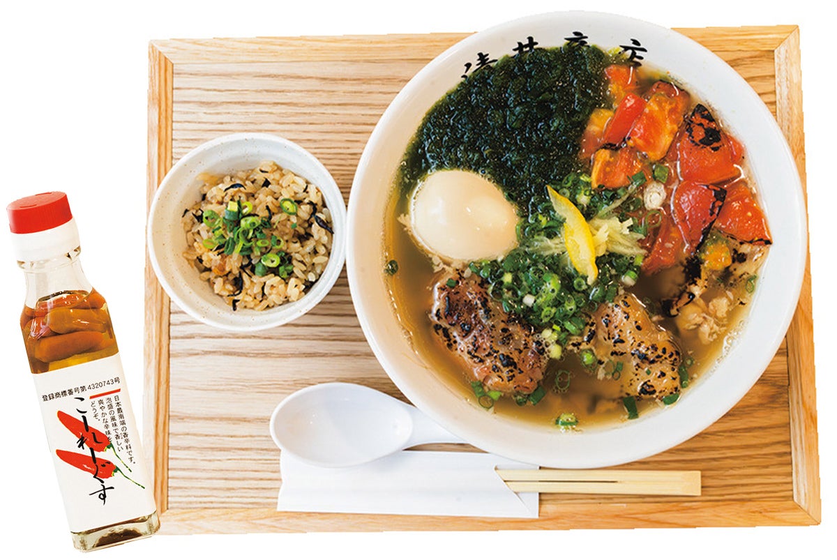 清井商店の「清井そば」