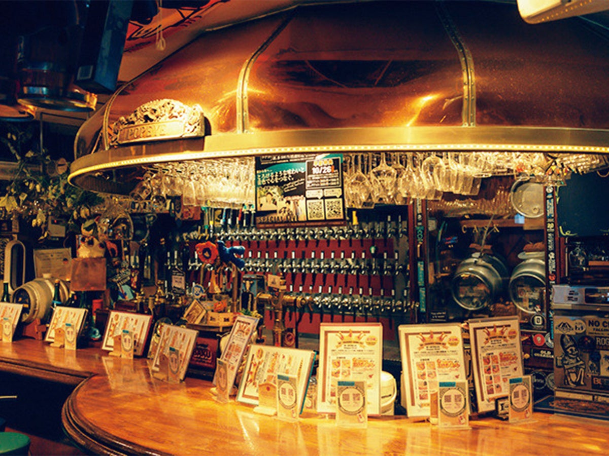 麦酒倶楽部ポパイの店内