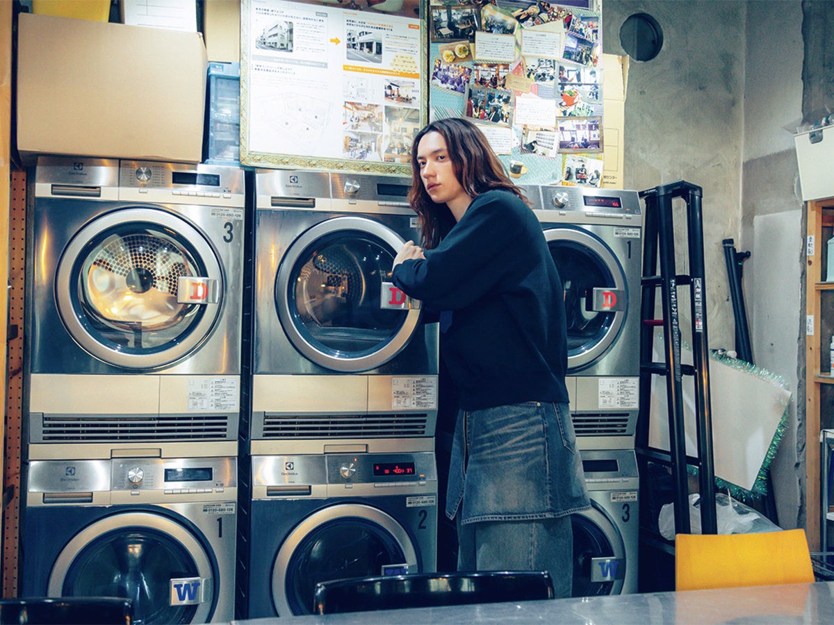 喫茶ランドリー内のランドリー