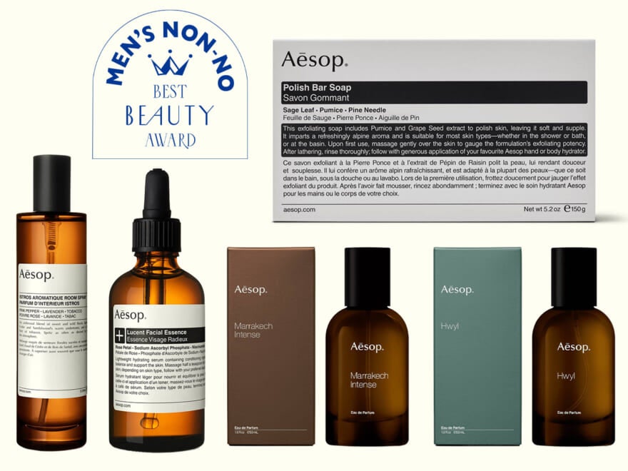 3位美容液、２位香水、１位は…？ エディターの私的「イソップ（Aēsop）」ベスト５【メンズノンノ美容大賞2025】