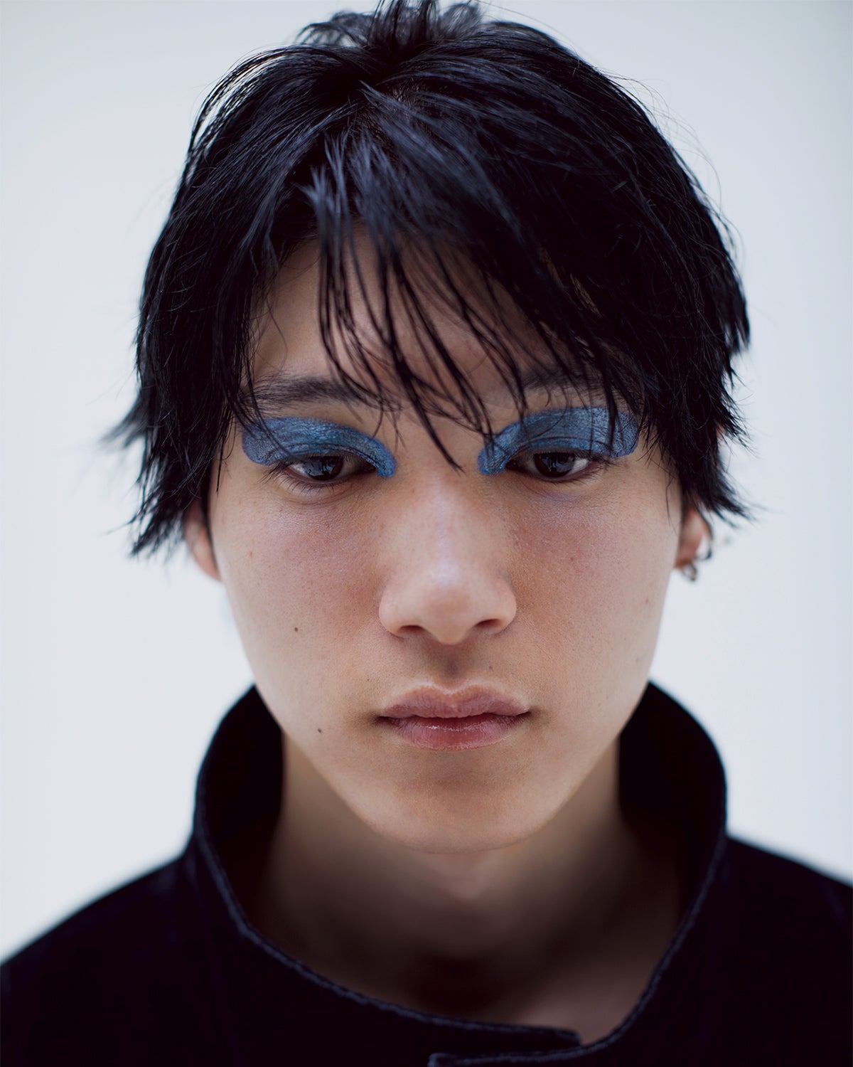 冨岡義勇の概念メイクアップをした高橋璃央