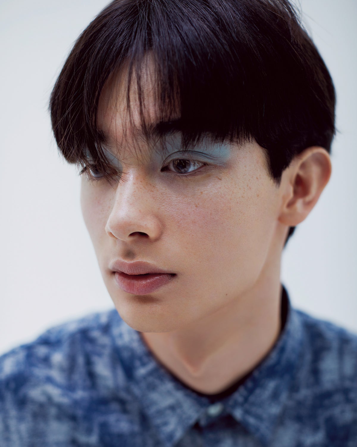 時透無一郎の概念メイクアップをした栄莉弥