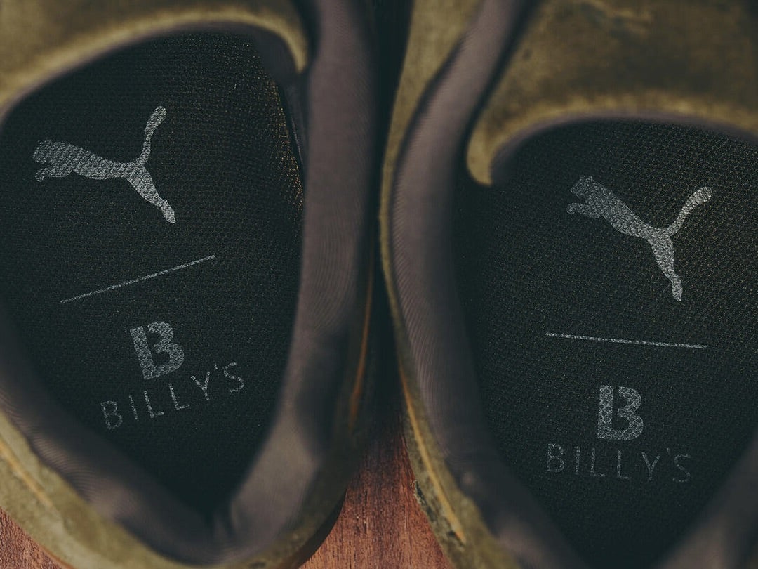 【大人なスピードキャット】「プーマ」と「ビリーズ」の別注スニーカーはシックなレザー使いでまったく違うルックスに！