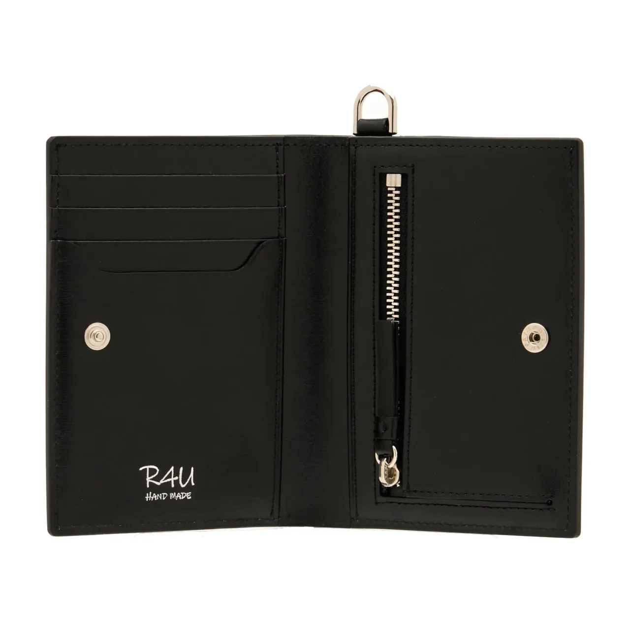 レザーブランド「R4U」のファスナーつき縦型財布