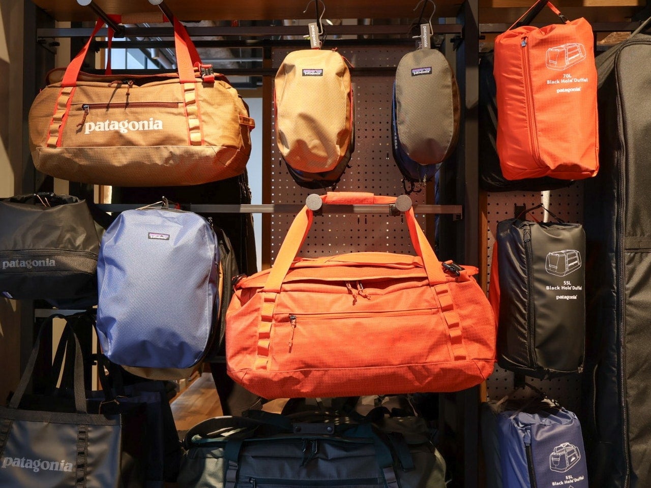 パタゴニア札幌 店内 バックパック
